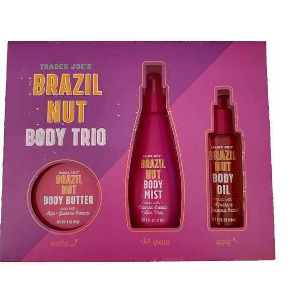 Trader Joes Bath & Body Trader Joes Brazil Nut Body Trio 223